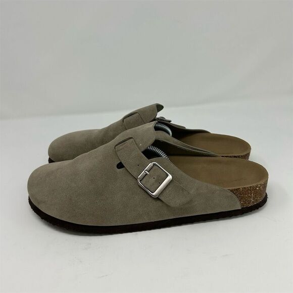 Universal Thread Women's Brown Fabric Slip-On Clogs Size 11 Comfort Casual Fall - Picture 5 of 8